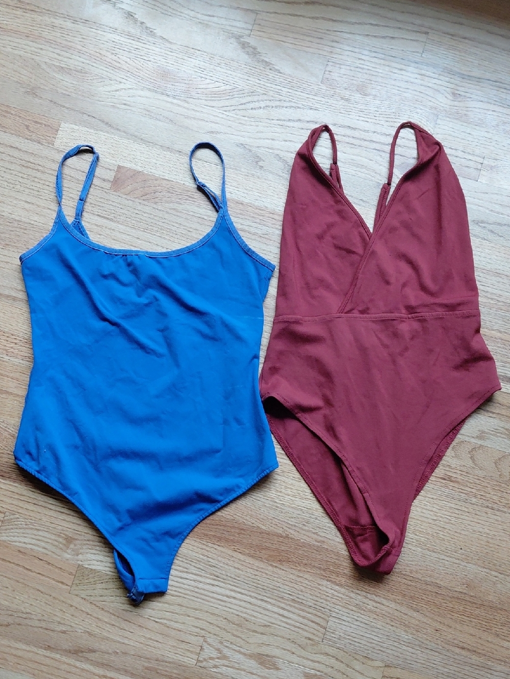 Free People Blue & Forever 21 Rust Red Womens Medium Body Suits